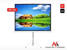 Maclean Ekran projekcyjny MC-536 na stojaku 72