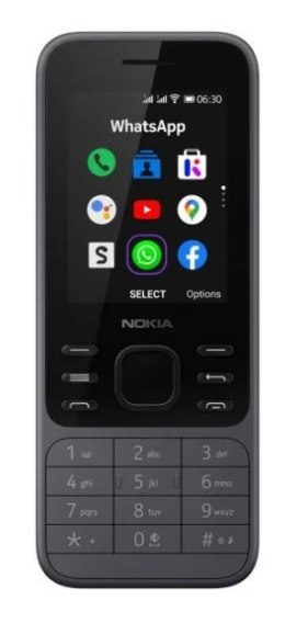 Nokia Telefon komórkowy 6300 4G Dual SIM Czarny