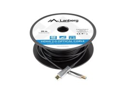 Lanberg Kabel HDMI M/M v2.0 CA-HDMI-20FB-0200-BK 20m czarny