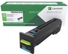 Lexmark Toner CS820 cyan 8k 72K20C0