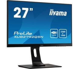 IIYAMA Monitor 27 cali XUB2792QSN-B1 IPS,QHD,USB-C,DaisyChain,DP,HDMI,USB3.0