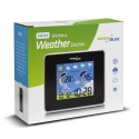 GreenBlue Stacja pogody bezprzewodowa IN/OUT temperatura wilgotność barmoter ładowarka USB GB145 Czarna