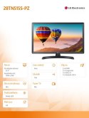 LG Electronics Monitor 28TN515S-PZ 27.5 cali TV 200cd/m2 1366x768