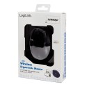 LogiLink Radiowa mysz optyczna 2.4GHz 1600dpi czarna ergonomiczna