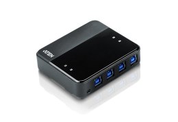 ATEN Urządzenie 4-portowe USB 3.2 Gen1 do współdzielenia urządzeń peryferyjnych