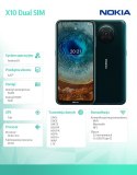 Nokia Smartfon X10 Dual SIM 6/64 zielony 5G