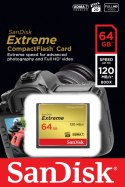 SanDisk Extreme CompactFlash 64GB 120/85 MB/s