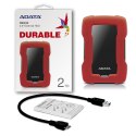 Adata Durable Lite HD330 2TB 2.5'' USB3.1 Czerwony