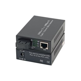 Intellinet Media konwerter 1000Base-T RJ45/1000Base-LX (SM SC) 10km 1310nm