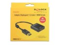 Delock Adapter Displayport(M)->HDMI(F) Aktywny 4K Black