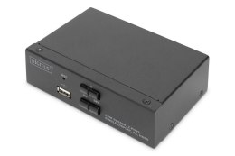 Digitus Przełącznik KVM 2 portowy HDMI, 4K 30Hz