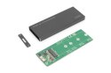 Digitus Obudowa zewnętrzna USB 3.0 na dysk SSD M2 (NGFF) SATA III, 80/60/42/30mm, aluminiowa