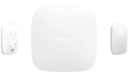 AJAX Centrala Hub Plus 2xSIM, 3G/2G, Ethernet biały