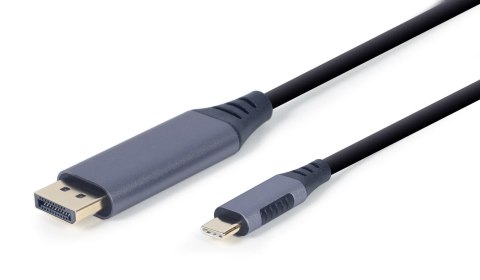 Kabel USB-C 3.0 męski do DisplayPort męski 1.8m (szary) Gembird