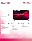Toshiba Telewizor LED 32 cale 32LA2063DG