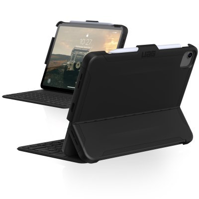 UAG Scout - obudowa ochronna do iPad Pro 11" 1/2/3/4G, iPad Air 10.9" 4/5G z uchwytem do klawiatury (black) [go]