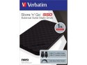 Verbatim Dysk zewnętrzny SSD Store N Go 1TB 2,5" USB-C 3.2 Czarny