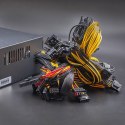 Qoltec Zasilacz ATX 1800W | 80 Plus Platinium | Gaming Miner