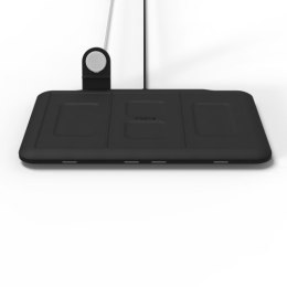 Mophie Wireless Charging 4w1 - ładowarka bezprzewodowa do czterech urządzeń z uchwytem do AppleWatch 10W (black)