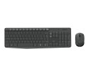 Zestaw bezprzewodowy klawiatura i mysz Logitech MK235 (czarny)