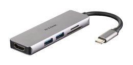 5-in-1 USB-C Hub with HDMI and SD/microSD Card Reader
