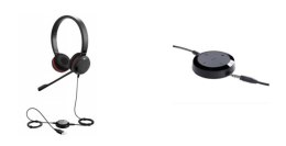 Jabra EVOLVE 30 II MS Stereo USB Headband, Noise cancelling, USB and 3.5 connectivity, with mute-button and volume control on th