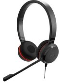 Jabra EVOLVE 30 II UC Stereo USB Headband, Noise cancelling, USB and 3.5 connectivity, with mute-button and volume control on th