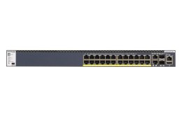 M4300-28G-PoE+ (1,000W PSU) Stackable Managed Switch with 24x1G PoE+ and 4x10G including 2x10GBASE-T and 2xSFP+ Layer 3
