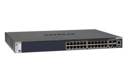M4300-28G Stackable Managed Switch with 24x1G and 4x10G including 2x10GBASE-T and 2xSFP+ Layer 3
