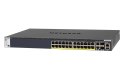 M4300-28G-PoE+ (550W PSU) Stackable Managed Switch 24x1G PoE+ and 4x10G including 2x10GBASE-T and 2xSFP+ Layer 3