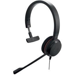 Jabra EVOLVE 20 MS Mono USB Headband, Noise cancelling,USB connector, with mute-button and volume control on the cord, with foam