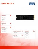 GOODRAM Dysk SSD IRDM PRO 1TB M.2 PCIe 4x4 NVMe 2280 7000/5500