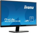 IIYAMA Monitor 23 XU2390HS-B1 IPS D-SUB/DVI/HDMI/GŁOŚNIKI ULTRA SLIM