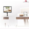 Maclean Uchwyt biurkowy do monitora LCD MC-753 13-32 cale 8kg vesa 75x75/100x100 Podwójne ramię
