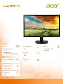 Acer Monitor 24 cale K242HYLHbi