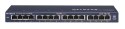 16 x 10/100/1000 Ethernet Switch (with wall-mount kit)