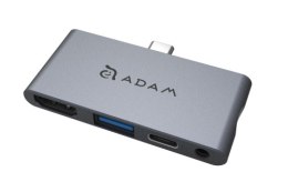 Adam Elements Casa Hub i4 - hub USB-C do 4 urządzeń (USB-C 3.1, USB-C 2.0&PD 3.0, USB-A 3.1, HDMI) [P]