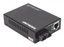 Intellinet Media konwerter Gigabit PoE+ 1000Base-T RJ45/1000Base-LX (SC) SM 20km