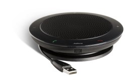Jabra SPEAK? 410 MS Speakerphone for UC, USB Conference solution, 360-degree-microphone, Plug&Play, mute and volume button, Wide