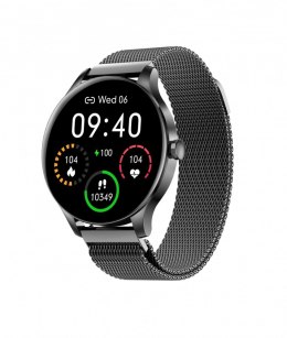 Garett Electronics Smartwatch Classy czarny stalowy
