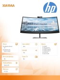 HP Inc. Monitor HP z34c G3 WQHD zakrzywiony 30A19AA