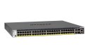M4300-52G-PoE+ (1,000W PSU) Stackable Managed Switch with 48x1G PoE+ and 4x10G including 2x10GBASE-T and 2xSFP+ Layer 3