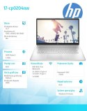 HP Inc. Notebook 17-cp0204nw W10H/17.3 R5-5500U/512GB/8GB 4H3B3EA