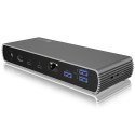 IcyBox Stacja dokująca IB-DK8801-TB4 Thunderbolt 4, 10w1, 100W,USB, 2,5GB LAN,Multi Display