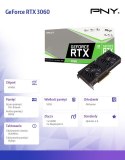 PNY Karta graficzna GeForce RTX 3060 12GB VERTO DUAL FAN EDITION