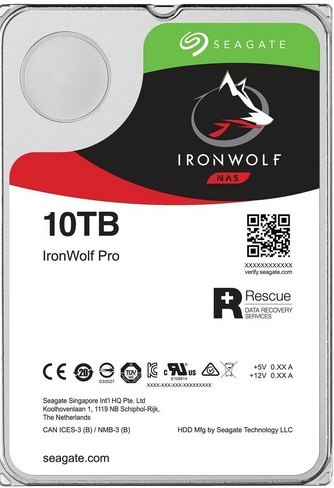 Dysk HDD Seagate IronWolf Pro ST10000NE000 (10 TB ; 3.5"; 256 MB; 7200 obr/min)