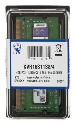 Kingston DDR3 SODIMM 4GB/1600 CL11