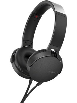 Sony MDR-XB550APB czarne, mikrofon