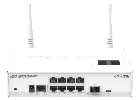 Switch MikroTik CRS109-8G-1S-2HnD-IN (8x 10/100/1000Mbps)