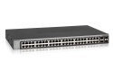48x 10/100/1000 port with 2 dedicated and 2 Combo SFP ports (GUI-based Web Management, VLAN, QoS, Security, Static Routing, IGMP